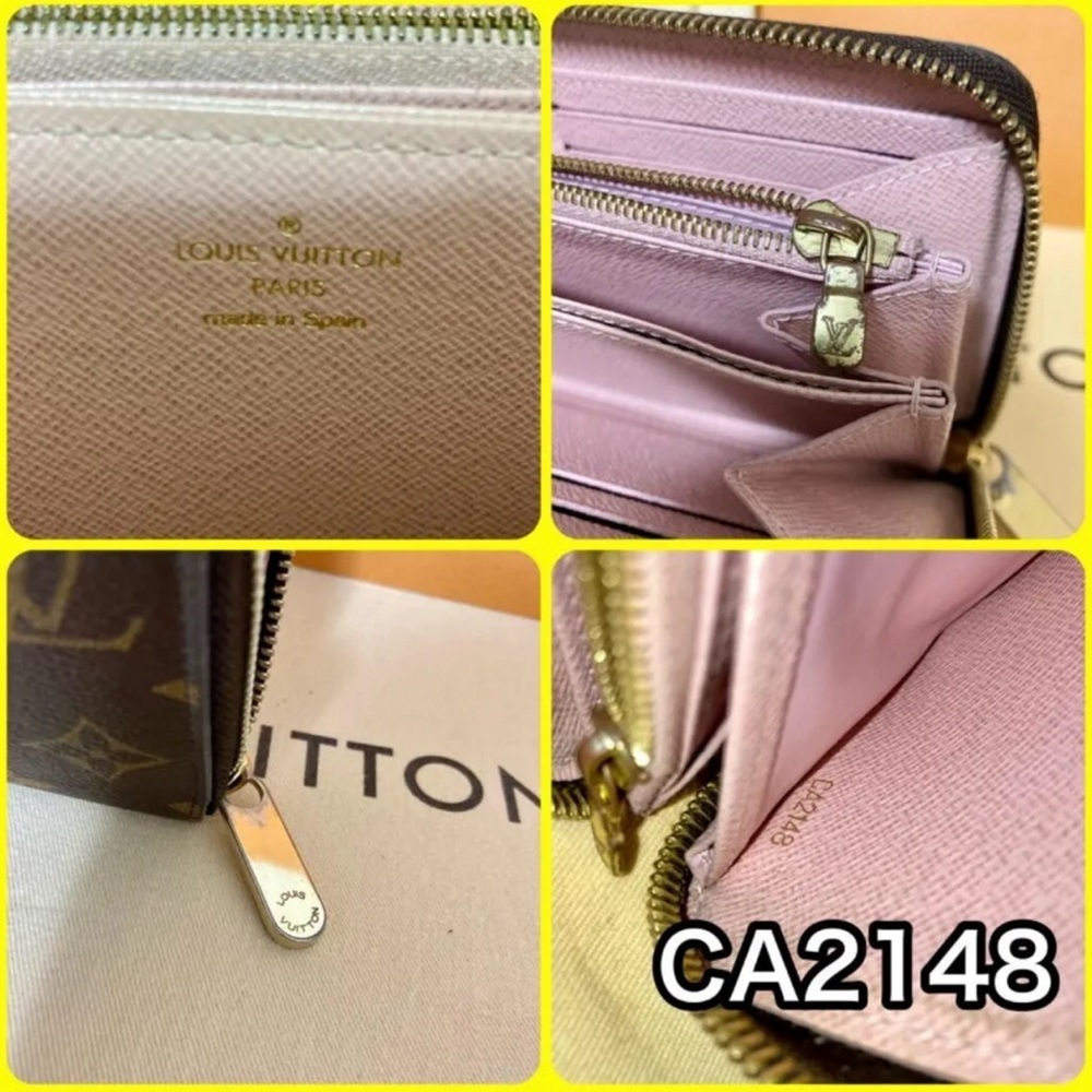 Louis Vuitton Emilie Rose Ballerine Zippy Wallet ~ Beautiful Preloved Condition - Picture 14 of 16